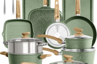 Kitchen Academy Topfset 17-teiliges Induktions-Kochgeschirr-Set