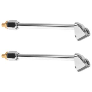 GOOHOCHY Metall Luftkompressoradapter 2 Stück mit Schnellkupplung für Auto und Motorradreifen Reifenluftventil Anschluss für Effizientes Aufpumpen im Straßenverkehr und Werkstatt, 15.79