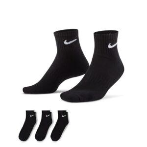 Nike Herren Everyday Cushion Ankle-sx7667 Socken, Schwarz (Black/White/010), 34-38 EU EU, 14.5