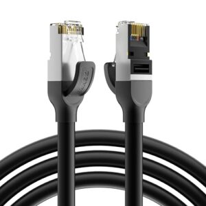BENFEI Cat 7 Ethernet Kabel 3M, 10Gbps 600MHz High Speed RJ45 LAN Netzwerkkabel, F/FTP Geschirmtes Kabel, Robustes Internetkabel für Innen/Außen für Gaming PC PS5 Xbox Router Modem Switch, 5.09