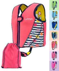 Limmys Neopren Kinderschwimmweste – Verstellbarer Auftrieb, 21.24