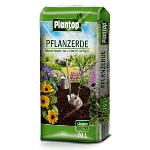 16.66, Pflanzerde 70 Liter Blumenerde Plantop, Braun