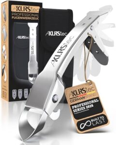 , KLRStec Professional Fugenglätter Werkzeug [100% Edelstahl] Robustes 4 in 1 Fugenkratzer & Abzieher Multitool inkl. praktischer Tasche mit Gürtelclip – Profi Werkzeug-Set zum erneuern von Silikonfugen