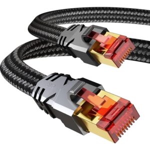 Tesmax CAT 8 Lan Kabel 5meter,40Gbps Hochgeschwindigkeits mit RJ45 Stecker, 5.94