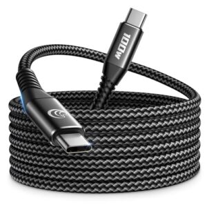 , Aioneus USB-C-Kabel, 2 m, 100 W, PD 5 A, USBC auf USBC, Schnellladung, Nylon, geflochten, Ladekabel, Typ C, für iPhone 17 16 15 Plus Pro Max iPad MacBook Air Pro, Samsung Galaxy S25 S24 S23