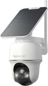 Reolink 4K Solar Überwachungskamera Aussen Akku, Argus PT Ultra+Solarpanel