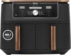 Ninja Foodi MAX Dual Zone Heißluftfritteuse, 9,5L Airfryer