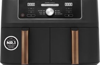 Ninja Foodi MAX Dual Zone Heißluftfritteuse, 9,5L Airfryer