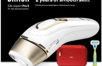 Braun IPL Geräte Haarentfernung Silk·expert Pro 5, PL5262, Weiß/Gold