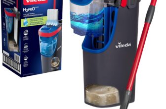 Vileda H2PrO Bodenwischer, Mikrofaser, Frisch- und Schmutzwassertrennung