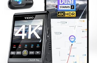 VIOFO A229 Pro 2CH Dashcam, 4K+2K HDR, 5GHz WLAN