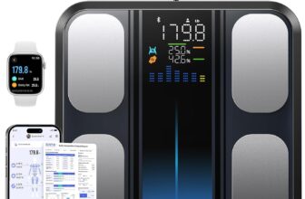 RENPHO Körperfettwaage mit Handsensoren, 8 Elektroden, 180 kg/400 lbs