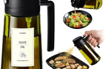 TrendPlain 16oz Ölsprüher für Speiseöl – 470ml Olivenöl Flasche