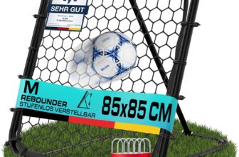 ELANI – Rebounder für Fußball mit Schutzrand & Heringen für sicheren Stand