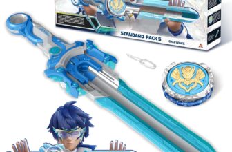 INFINITY NADO Schwert-Launcher – Metall-Leucht-Kreisel Gale Wings 5+