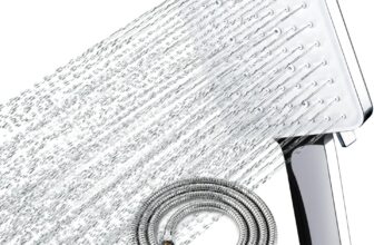 Hochdruck Duschkopf mit Schlauch, AntiKalk Duschkopf Wassersparend [Energieklasse A+++]