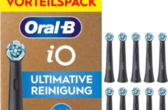 Oral-B iO Aufsteckbürsten Ultimative Reinigung, Schwarz, 10 Stück