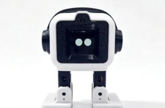 AI EMO Roboter Interaktives Chatten, emotionale Begleiter tanzt, ESP32-S3, 1,54-Zoll-TFT-Bildschirm, 4 Servos, 7,4 V Spr