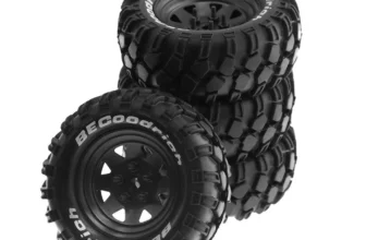 4 Offroad-Reifen mit 1,9 Zoll für 1/8 RC Racing Crawling Car FMS NT4 SCX10 W136 RC Car Parts Sechskant-Adapter