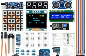 AOQDQDQD® Module Sensor-Kit für Arduino mit 0,96″ OLED 1602 LCD Display, Relais, Servomotor und DHT11 für Starterprojekt