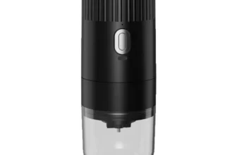 Comfook kabelloser elektrischer Kaffeemühle, 40 Stufen einstellbar, 1800 mAh wiederaufladbarer Akku, intelligentes autom