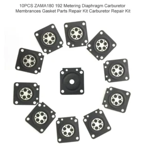 10PCS ZAMA180 192 Metering Diaphragm Carburetor Membrances Gasket Parts Repair Kit Carburetor Repair Kit