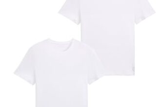 TOM TAILOR Herren Basic T-Shirt im Doppelpack 1008638, 20000 – White, L