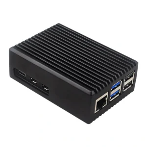 Raspberry Pi 5 Passivkühlgehäuse aus Aluminiumlegierung, gestreifte Hülle zur Wärmeableitung