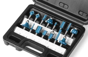 15PCS 1/4 Zoll 6,35 mm Schaft Wolframcarbid Holzfräser Set Fasefräser Fräskopf zum Bearbeiten / CNC-Maschinengravur