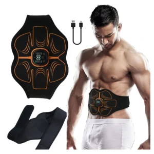Kabelloses EMS-Bauchmuskel-Elektrostimulationsgerät für Arm, Taille und Körper, intelligenter Trainer, Massage-Pflaster