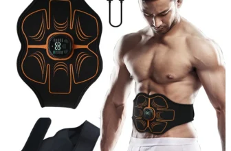 Kabelloses EMS-Bauchmuskel-Elektrostimulationsgerät für Arm, Taille und Körper, intelligenter Trainer, Massage-Pflaster