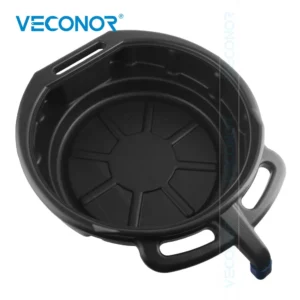 15L Oil Drain Pan Waste Engine Oil Collector Tank with Handle Gearbox Oil Drip Tray for Car Repair Fuel Fluid Change Garage Tool