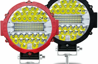 7-Zoll 51W Paar Zusatzlichter Weitwinkel-LED-Arbeitsleuchte für Offroad-Auto SUV. Wasserdicht IP67, weißes Licht.
