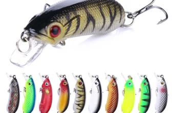 ZANLURE 10PCS Langsam-sinkende Minnow Angelköder 7g Wobbler Crankbait Künstlicher harter Köder für Barsch Forelle Hecht