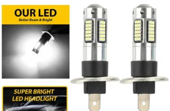 1Pcs Super Bright H1 LED Bulb LED projector Fog Light Bulbs 6500K White Driving Day Running Lamp Automobiles Bulbs