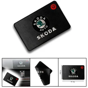 1pc Fashion Car Logo Anti Slip Mat Phone Holder Non-Slip Mat Pad For Skodas Octavia A5 A7 Fabia superb car-styling Accessories