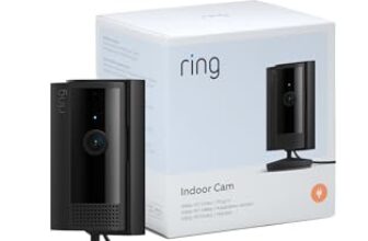 Ring Innenkamera (Indoor Camera 2. Gen.) | Überwachungskamera für den Innenbereich | 1080p-HD-Video, Privatsphäre-Sichtschutz, WLAN, ideal für Haustiere | Mini Sicherheitskamera zur Selbstinstallation