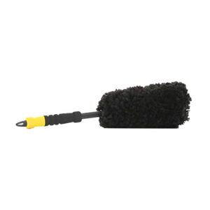 Meguiar’s Supreme Wheel Brush Medium – Felgenbürste – Sichere Felgenreinigung, Dichter Mikrofaserflor, Abgewinkelter Schaft, X1902EU
