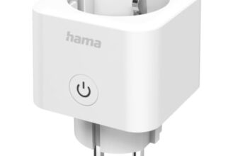 Hama WLAN Steckdose (Smart Plug mit Matter Smart Home, universal, WLAN gesteuerter Stecker mit App und Sprachsteuerung, mit Strommessung, Smart Home Funktion mit Zeitschaltuhr, 3680W) weiß