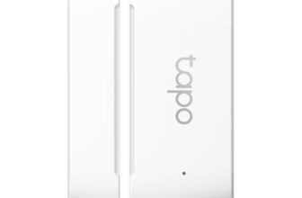 Tapo T110 Smart Kontakt Sensor für Fenster-/Türsicherung, Batterielebensdauer von mehr als 1 Jahr, Sofortige App-Benachrichtigung, Muss mit Tapo Hub verwendet Werden