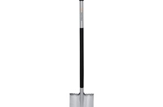 Fiskars Gärtnerspaten für harte, steinige Böden, Spitz, Länge: 120 cm, Verstärktes Borstahl-Blatt, Schwarz/Orange, Xact, 1066729