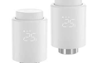 SONOFF TRVZB Smart Heizkörperthermostat, 2 Stück Smart Heizungsthermostat mit App-Funktion, Zigbee Thermostat Benötigt Zigbee 3.0 Hub, kompatibel mit Amazon Alexa/Home Assistant