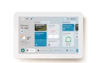 Amazon Echo Hub, Smart-Home-Bedienpanel (8 Zoll). Erlebe eine überarbeitete Benutzeroberfläche mit individuellen Anpassungsmöglichkeiten und Alexa+. Kompatibel mit Tausenden Geräten