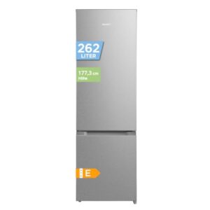 Comfee 262L Kühl-Gefrier-Kombkination,177cm, 39dB,Kühlen 197L,Gefrieren 65L