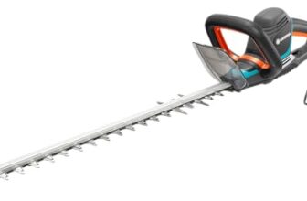 Gardena Elektro-Heckenschere PowerCut 700/65: Heckenschneider mit 700 W Motorleistung, 65 cm Messerlänge, 27 mm Messeröffnung, ergonomischer Griff und Anschlagschutz (9835-20)