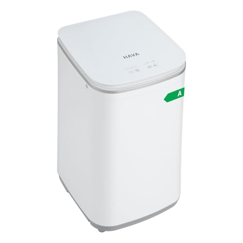 HAVA Mini Waschmaschine, 3 kg Fassungsvermögen Kleine Waschmaschine