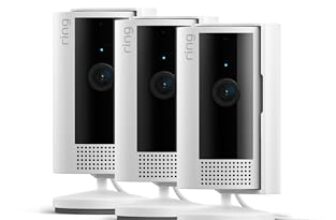 Ring Innenkamera (Indoor Camera 2. Gen.) | Überwachungskamera für den Innenbereich | 1080p-HD-Video, Privatsphäre-Sichtschutz, WLAN, ideal für Haustiere, zur Selbstinstallation | 3 Sicherheitskameras