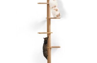 FUKUMARU Wandkratzbaum, 206 cm, 5 Etagen