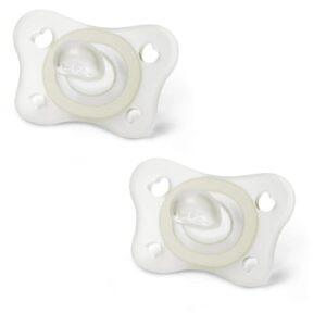 SAUGER „PHYSIOFORMA MINI SOFT“, LEUCHTEND, 2-6M, 100% SILIKON, 2 ST.