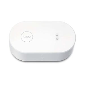 TP-Link Tapo T300 Smarter Wasserleck-Sensor, Tapo Hub erforderlich, eingebaute 90Db einstellbare Sirene, Sensor & APP & Hub-Alarm, IP67 wasserdicht, 1+Jahr Batterielebensdauer, Flexible Platzierung